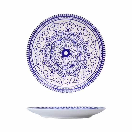 Factory Direct Hotel Black Nordic Restaurant Porcelain Dish Ceramic Dinner Plates