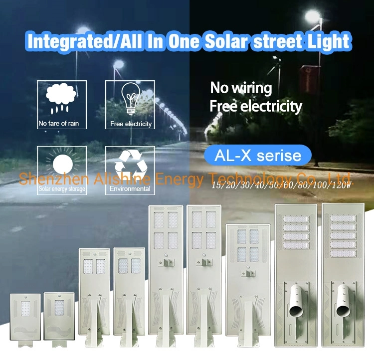 80W Time Control for Road Solar Street Light