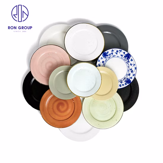 High Temperature Restaurant Porcelain Dinnerware Ceramic Dinner Plate