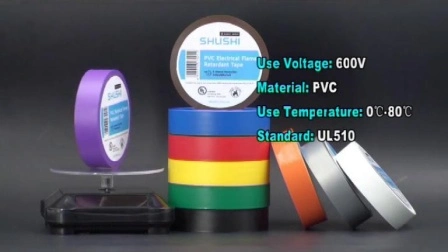 Cinta eléctrica de cinta ignífuga de PVC estándar RoHS2.0