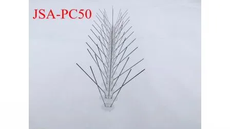 Control de plagas de aves con púas de plástico natural para pájaros con púa de acero inoxidable