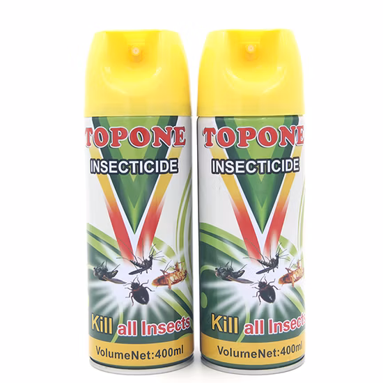 Topone Marca 400ml Venta caliente Control de Plagas Insecitcide Spray