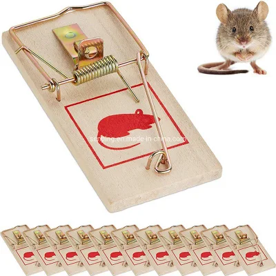 Trampas a presión para ratones, trampa a presión desechable para Control de plagas de alta sensibilidad, trampa inteligente para ratones roedores